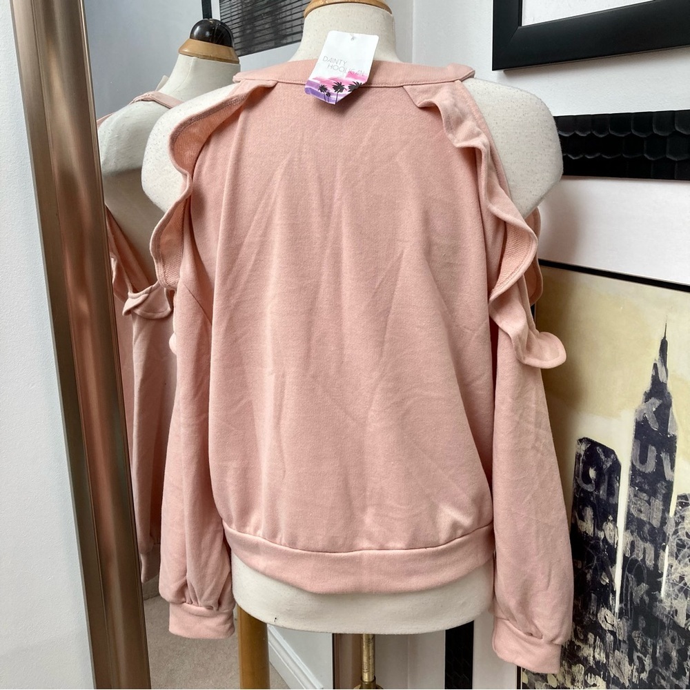 NWT Dainty Hooligan cold shoulder sweatshirt.
